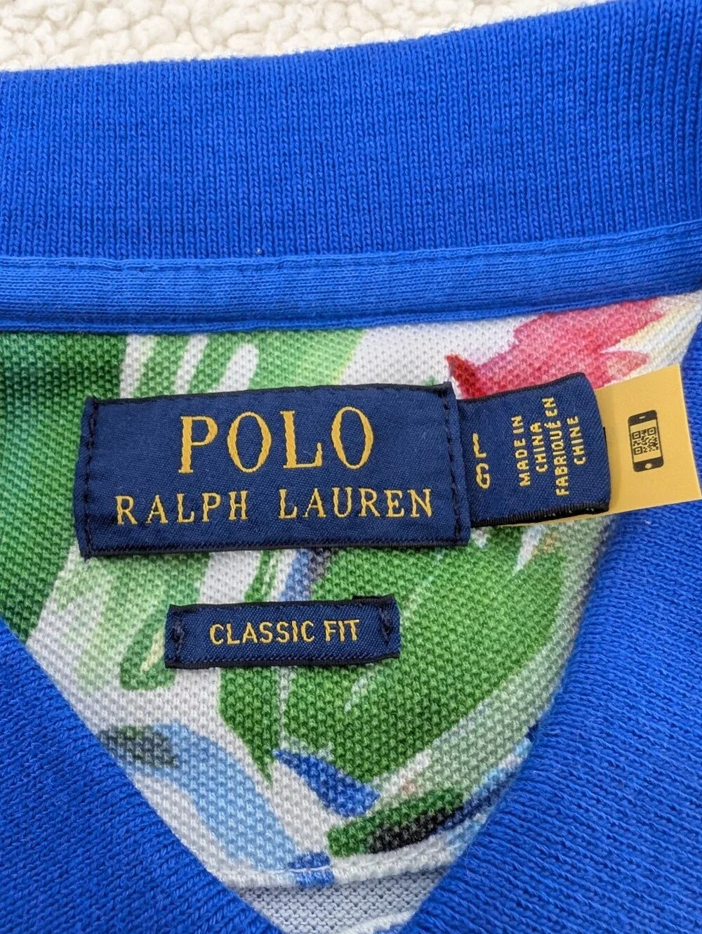 NEW Polo by Ralph Lauren Large Riviera Print Mesh Cotton Polo Tropical Sailboat